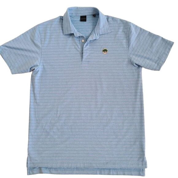 Dunning Golf Mens Light Blue Coolmax Polo Shirt Size Large - Picture 1 of 13